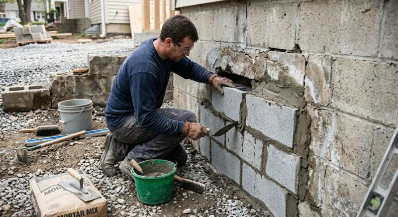 Block Wall Repair in Huntsville, AL