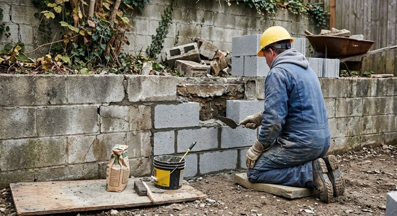Block Wall Repair in Huntsville, AL