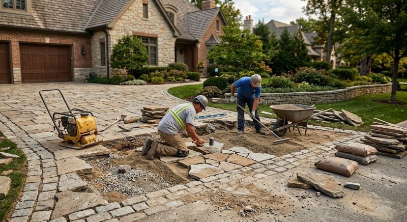 Brick Driveway Repair in Athens, AL