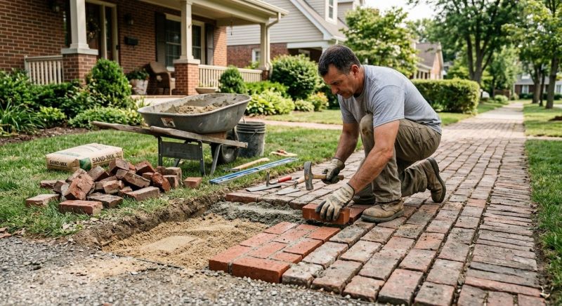 Brick Flatwork Repair in Elkmont, AL