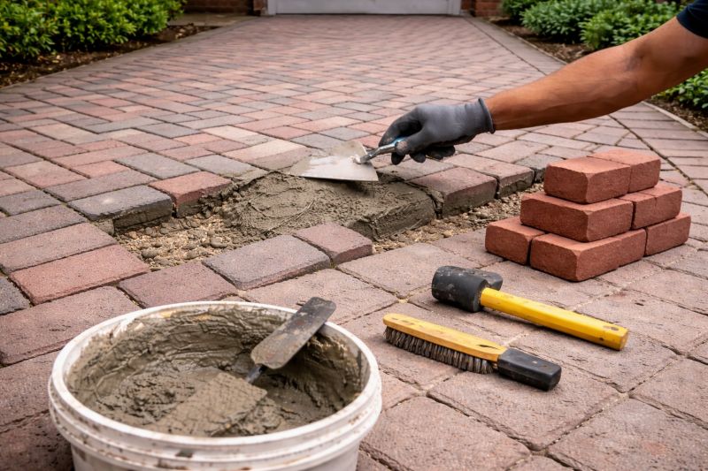 Brick Flatwork Repair in Hazel Green, AL