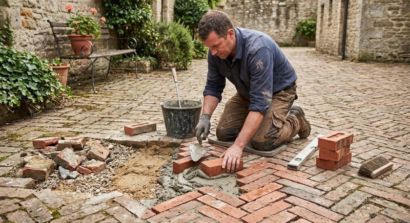 Brick Flatwork Repair in Athens, AL