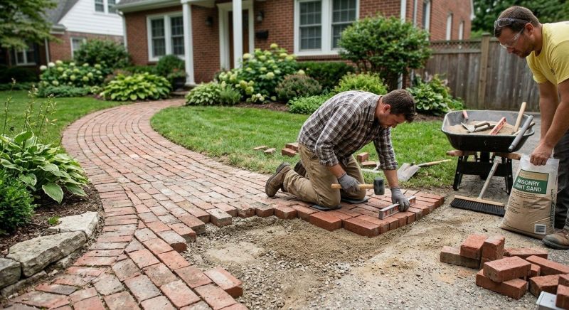 Brick Flatwork Repair in Trinity, AL