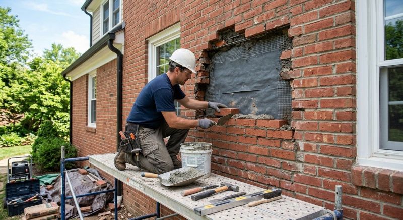 Brick Masonry Repair in Minor Hill, TN