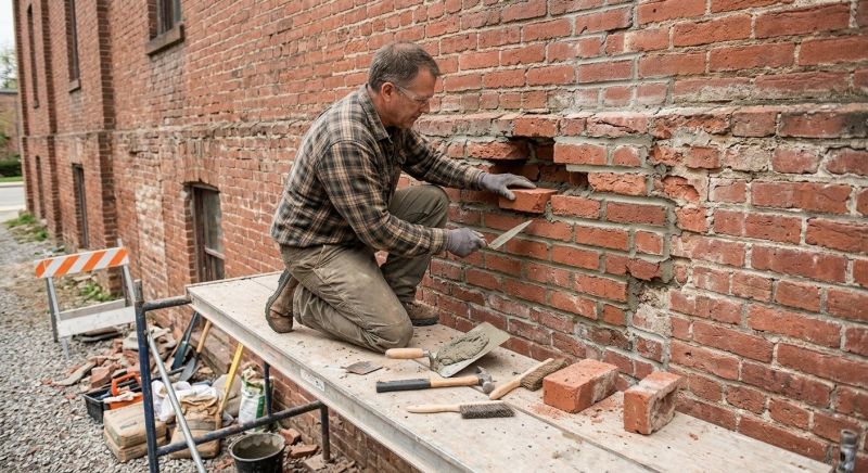 Brick Stairs Repair in Decatur, AL