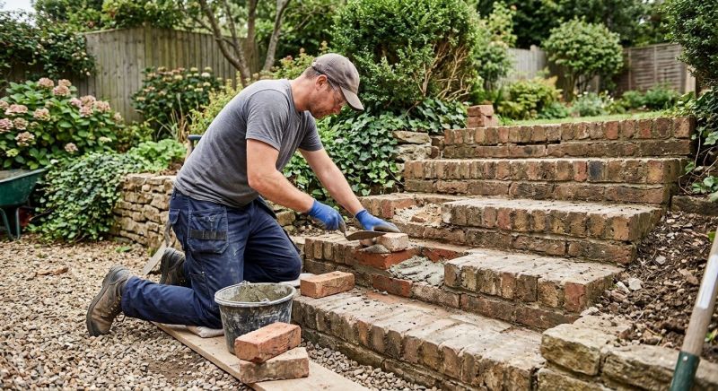 Brick Stairs Repair in Trinity, AL