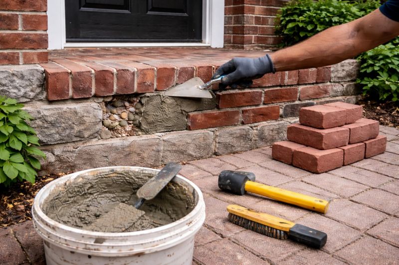 Brick Stoop Repair in Athens, AL