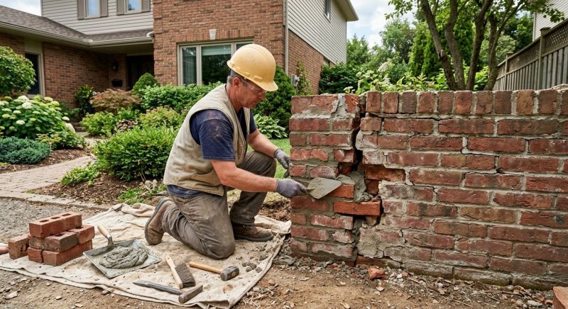 Brick Wall Repair in Elkmont, AL