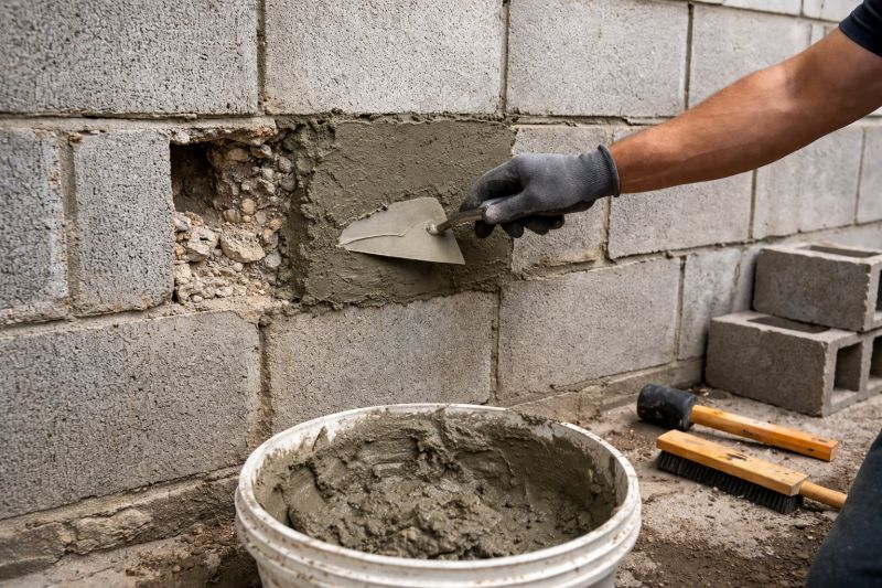 Concrete Block Repair in Elkmont, AL
