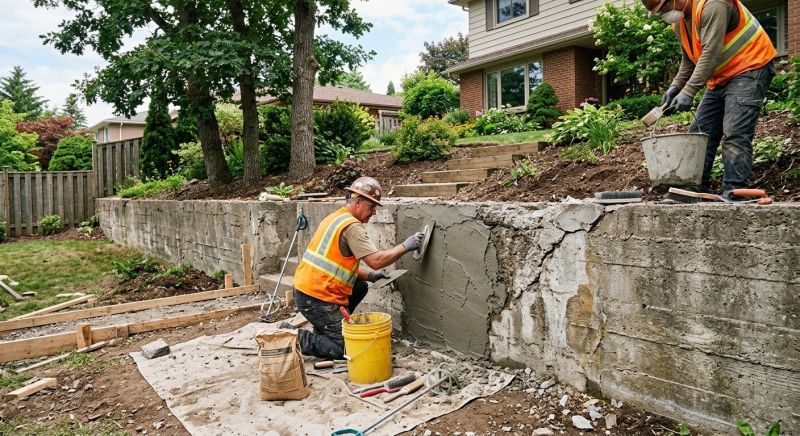Retaining Wall Repair in Courtland, AL