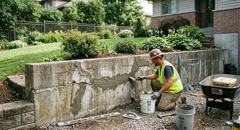 Retaining Wall Repair in Harvest, AL