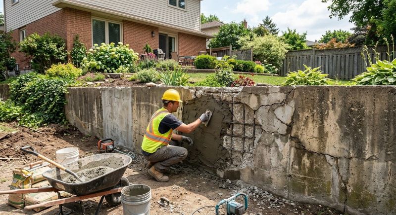 Retaining Wall Repair in Harvest, AL