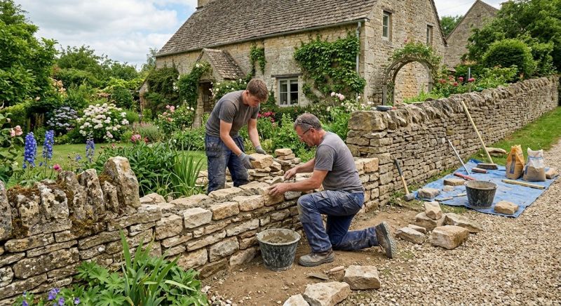 Stone Wall Repair in Athens, AL
