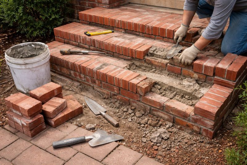 Brick Stairs Repair in Decatur, AL